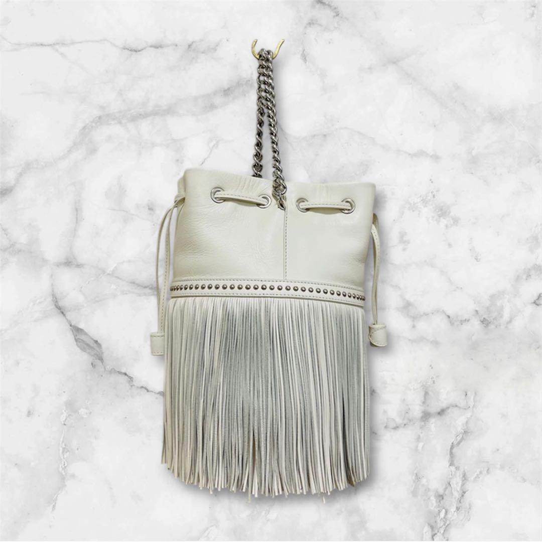 J&M Davidson カーニバルM ホワイトスタッズチェーン