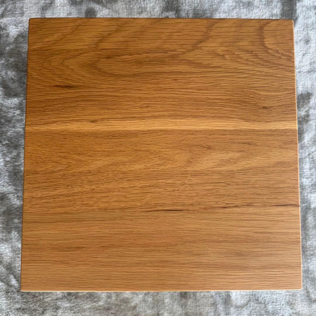 無印良品　木製サイドテーブルベンチ•板座•オーク材