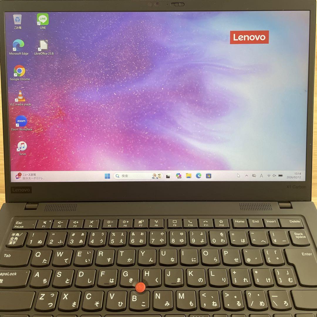 【最高峰】Lenovo X1 carbon gen8 第10世代i5SSD256