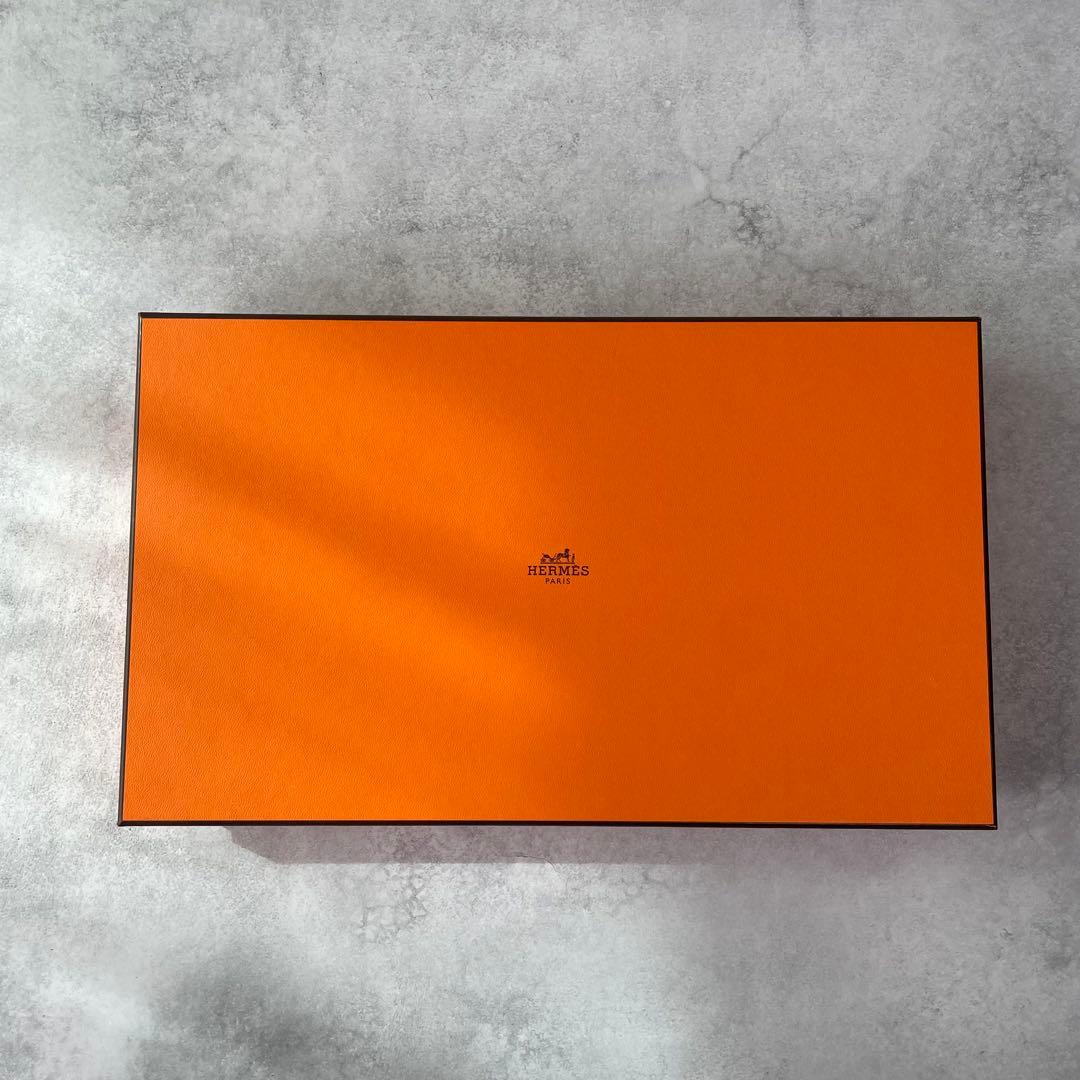 新品・未使用❤️HERMES ゲストタオル《ステアーズ》 オレンジ