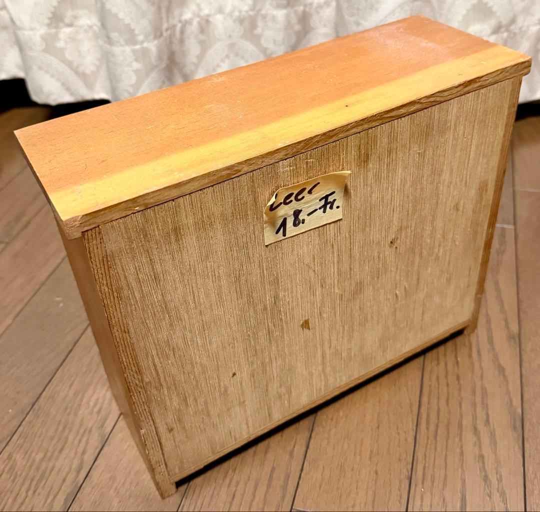 木製小引き出し 8段　薬箪笥、時計パーツ入れ　フランス蚤の市で購入