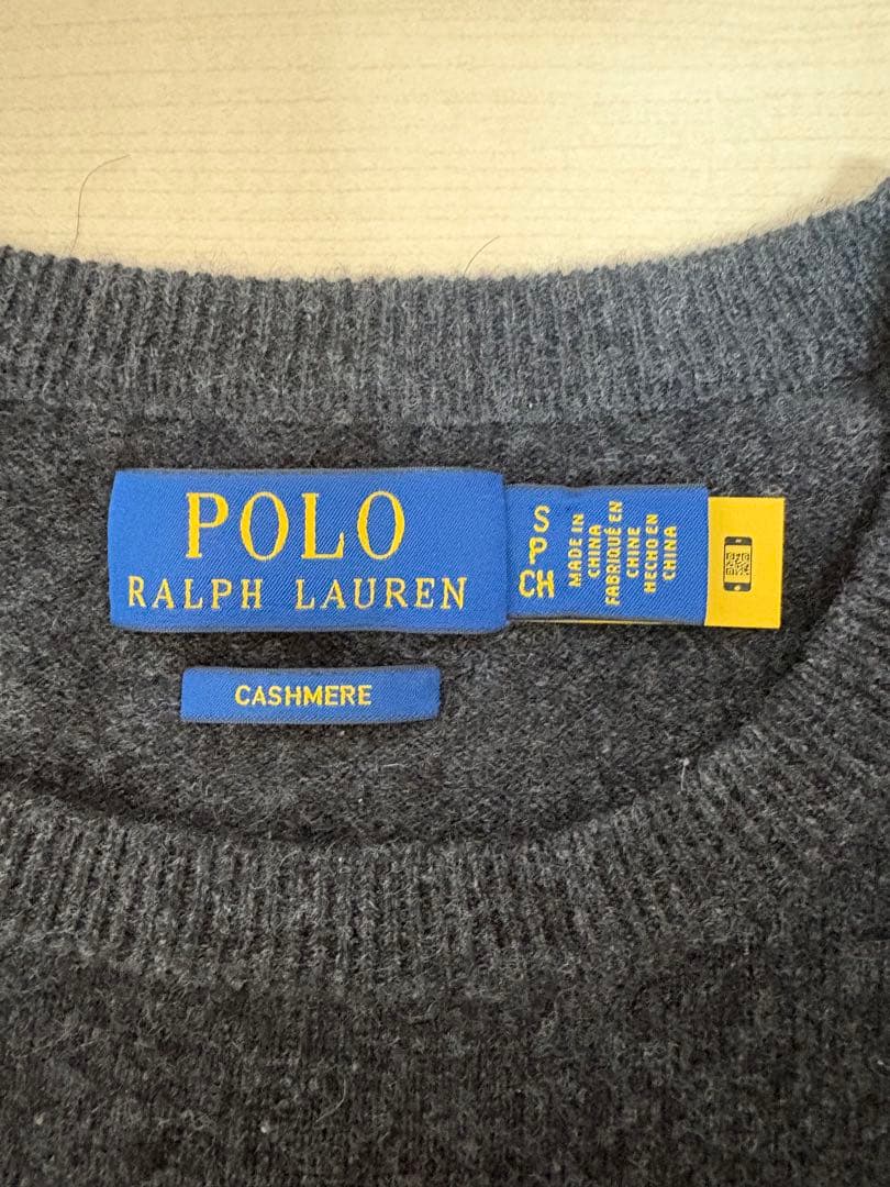 最終値下げPolo Ralph Lauren カシミヤセーター Sサイズ 犬刺繍