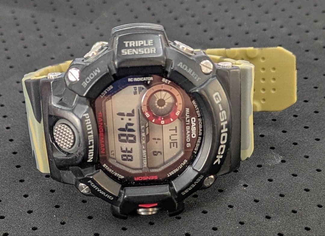 G-SHOCK 電波ソーラー トリプルセンサー レンジマン GW-9400J