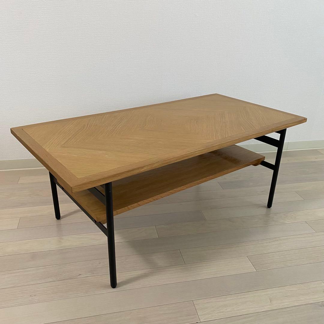 関家具　天然木 センターテーブル　ローテーブル　ナチュラル　幅1000mm