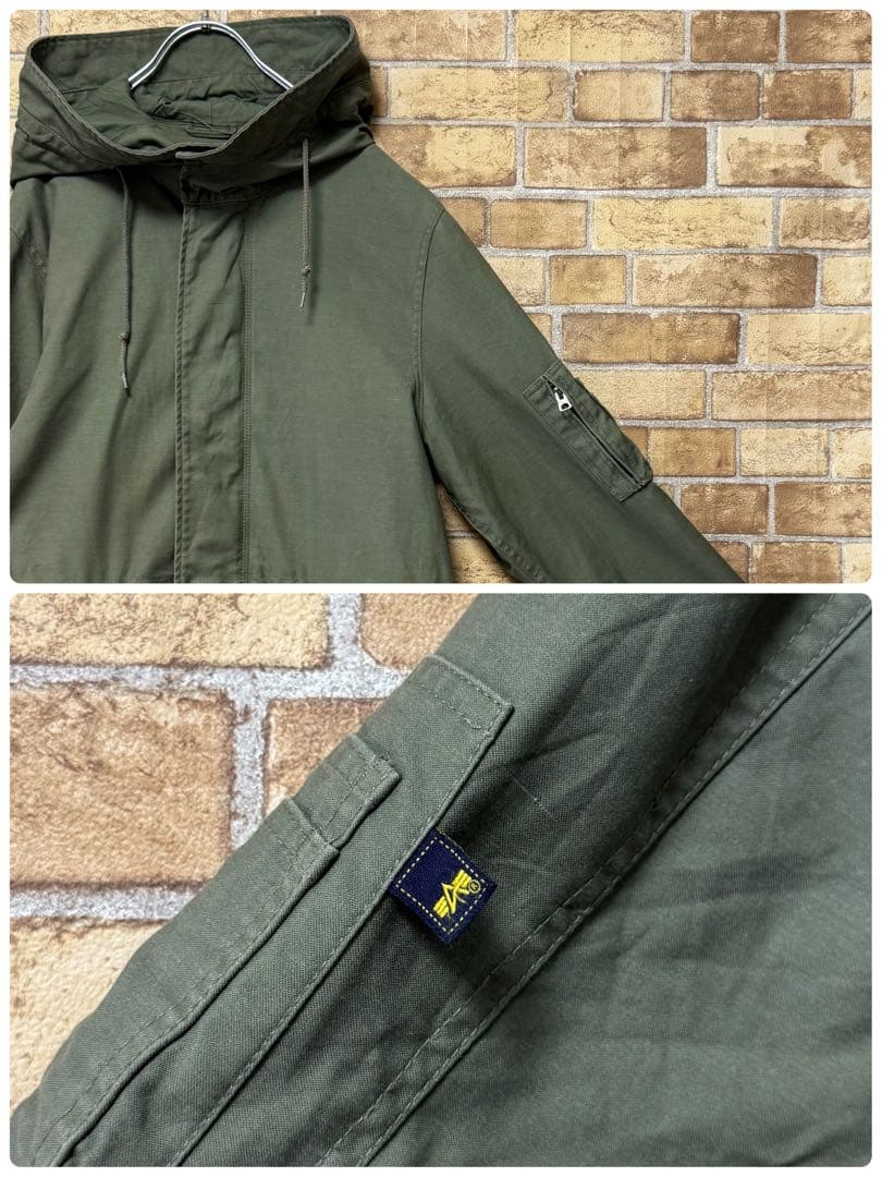 アルファインダストリーズ　モッズコート　ミリタリージャケット　フィッシュテイルS