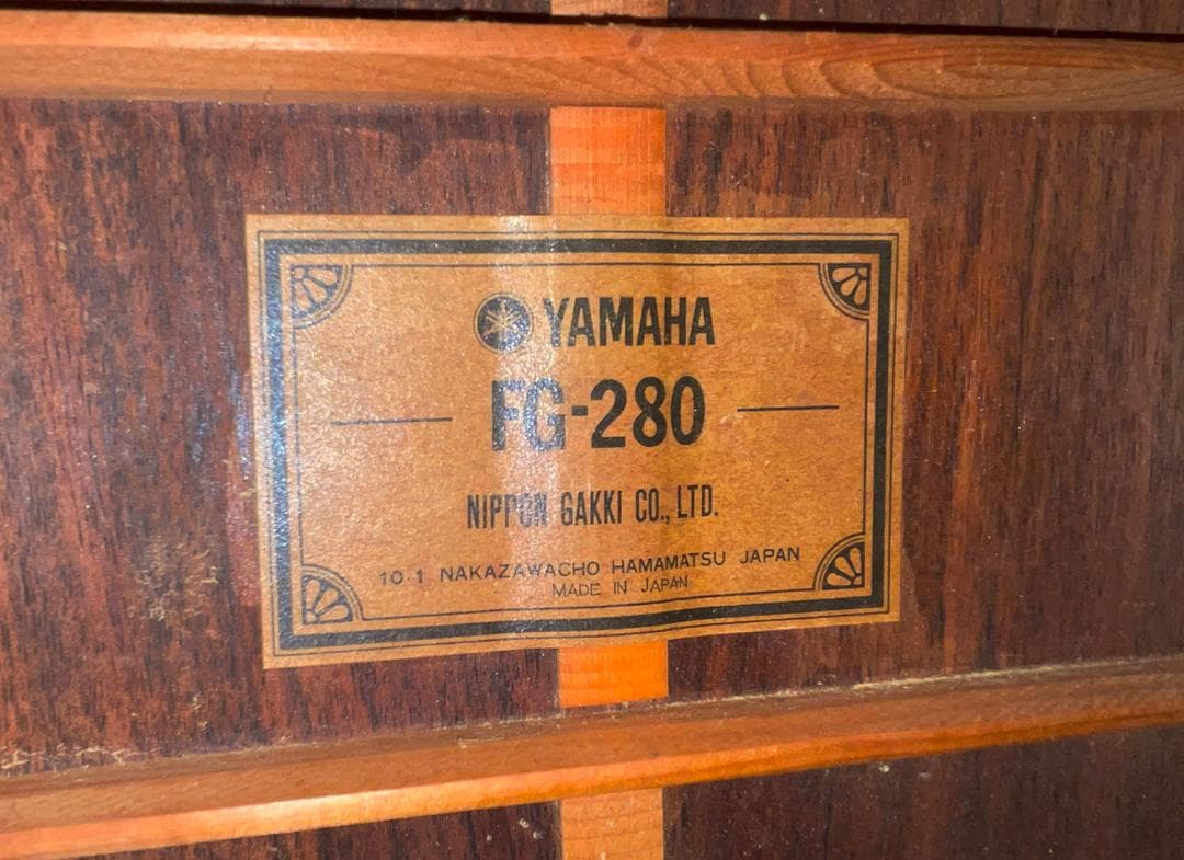 ★激鳴り！ジャパンビンテージ！ヤマハ-FG280グリーンラベル　試聴動画有り★