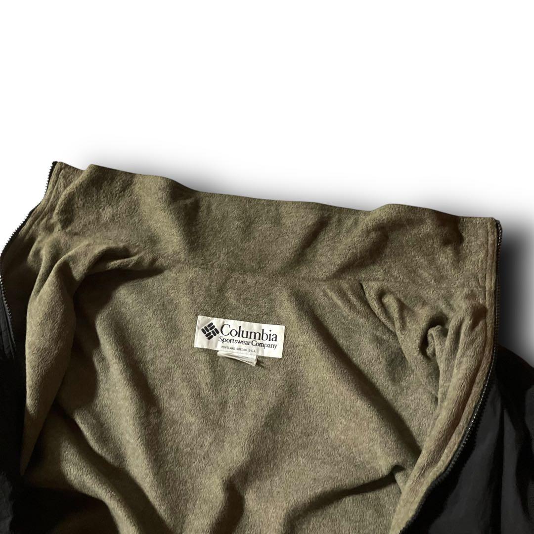 Columbiaウォームアップジャケット裏フリースファラマスパーカー黒ブラックL