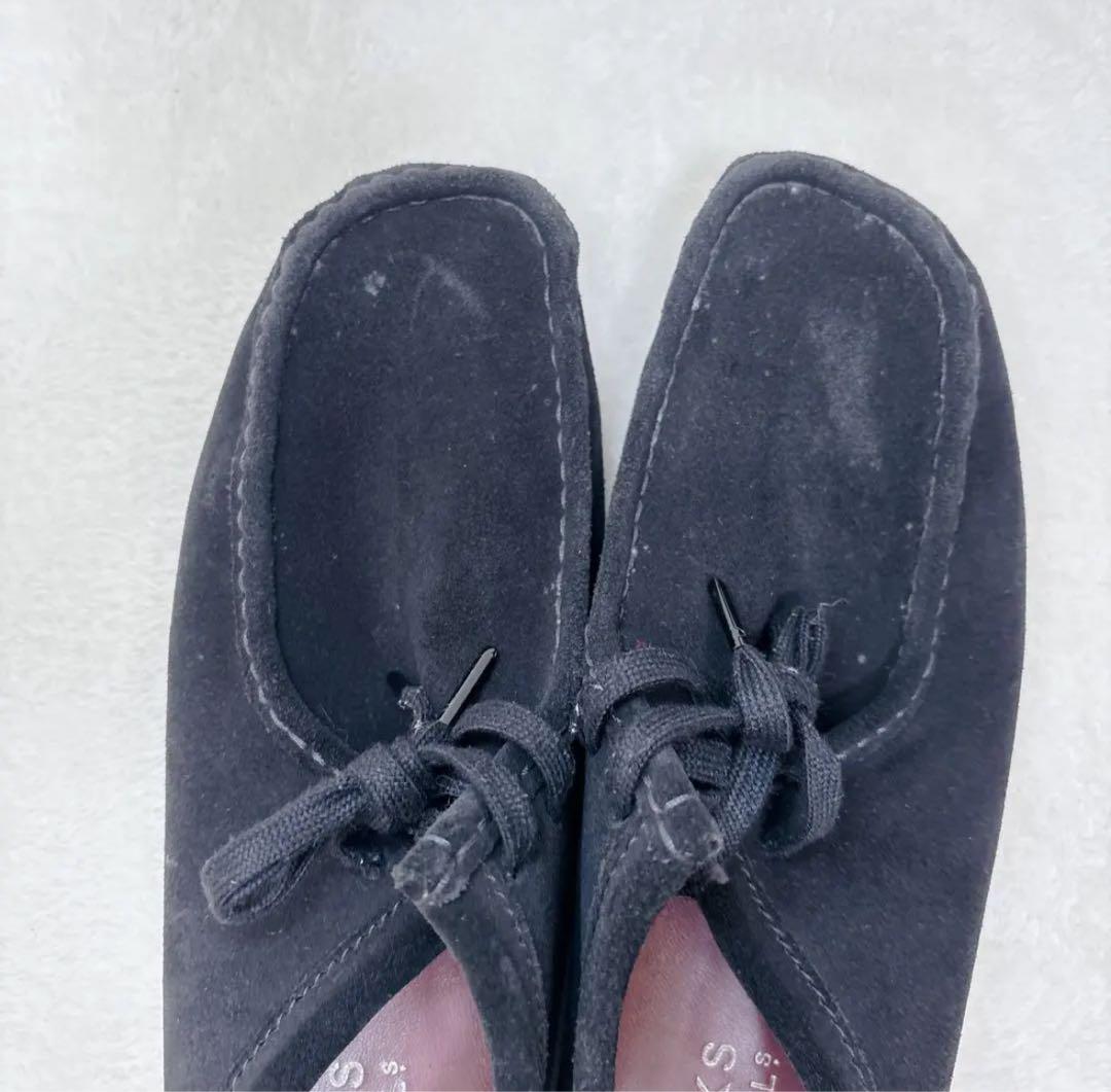 最終値下❗️Clarks Wallabee モカシン ブーツ ブラック UK8.5