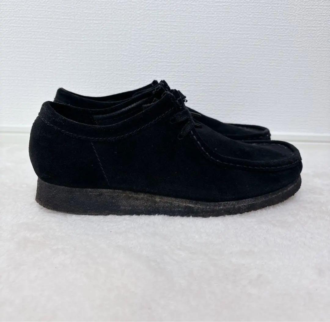 最終値下❗️Clarks Wallabee モカシン ブーツ ブラック UK8.5