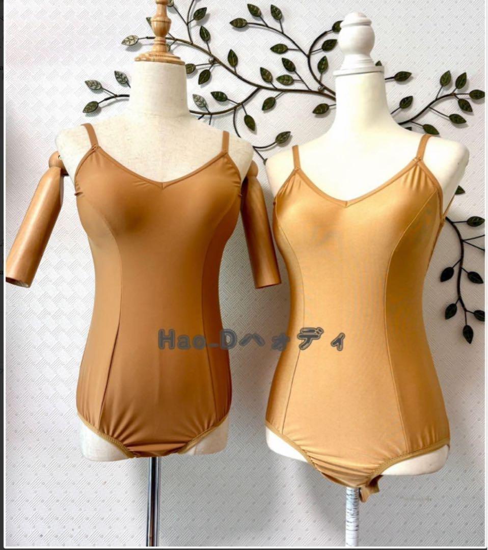 新品★ラテンタン★L★レオタード★胸パット付きインナー★バレエ