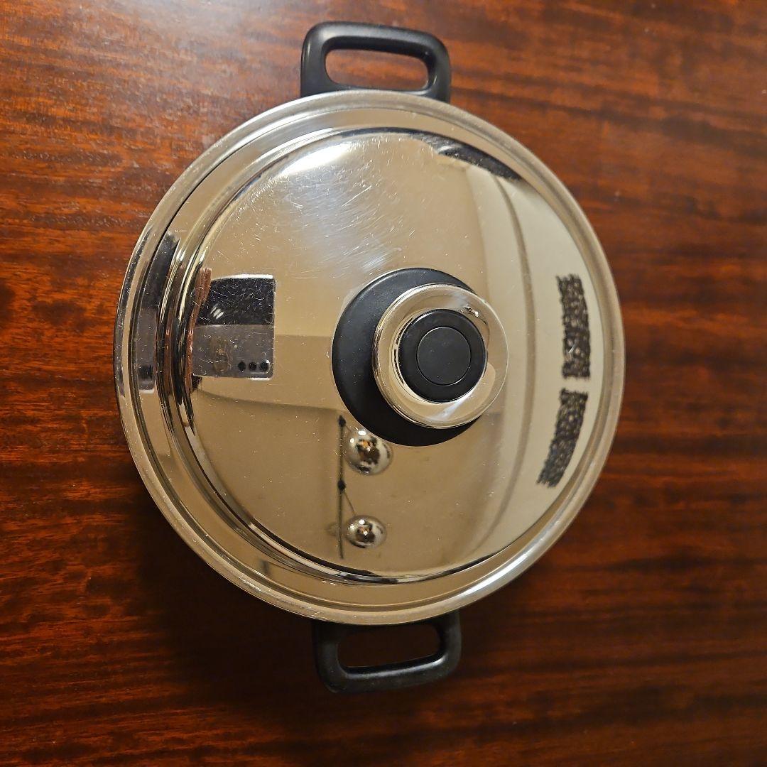 ビタクラフト　マジックシール ステンレス両手鍋 容量３リットル　ガス火用