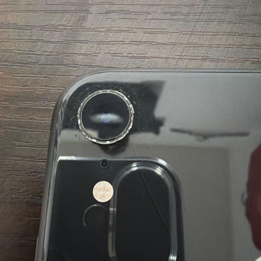 【背面割れ・カメラ傷あり】iPhone XR 128GB SIMフリー ブラック