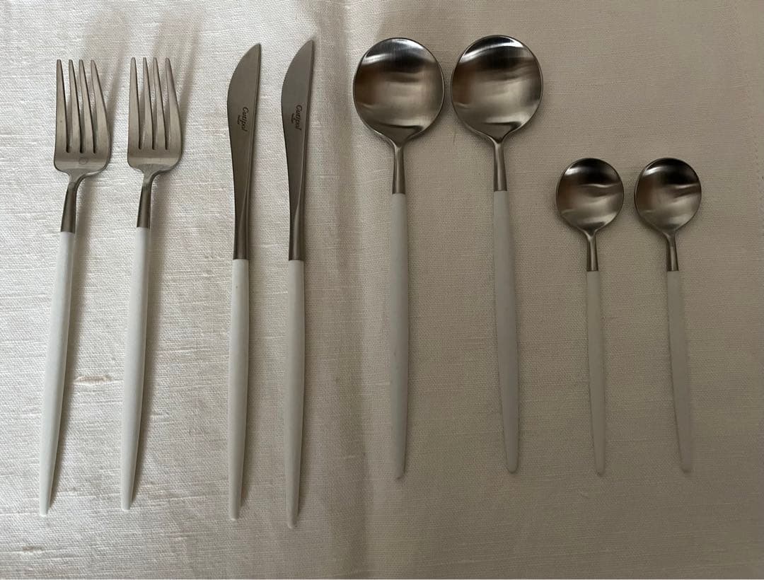 作家　萩原英二さんのカトラリーBOXとクチポールのカトラリーセット