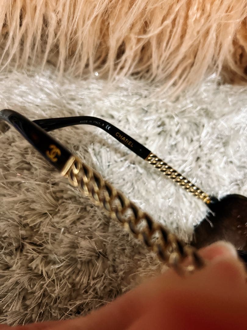 【美品】CHANEL チェーン サングラス