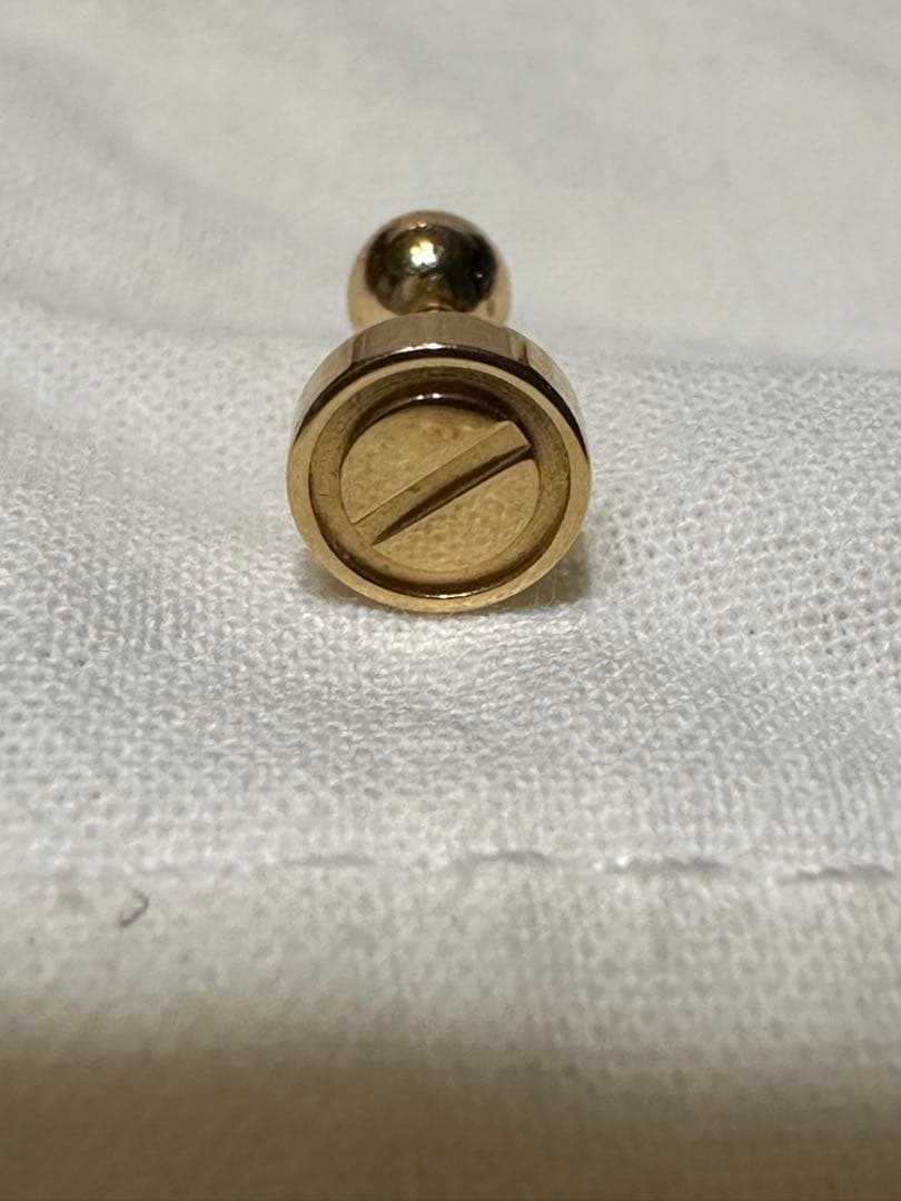 Cartier カルティエ LOVE ピアス 片耳 K18YG 箱・証明書付き