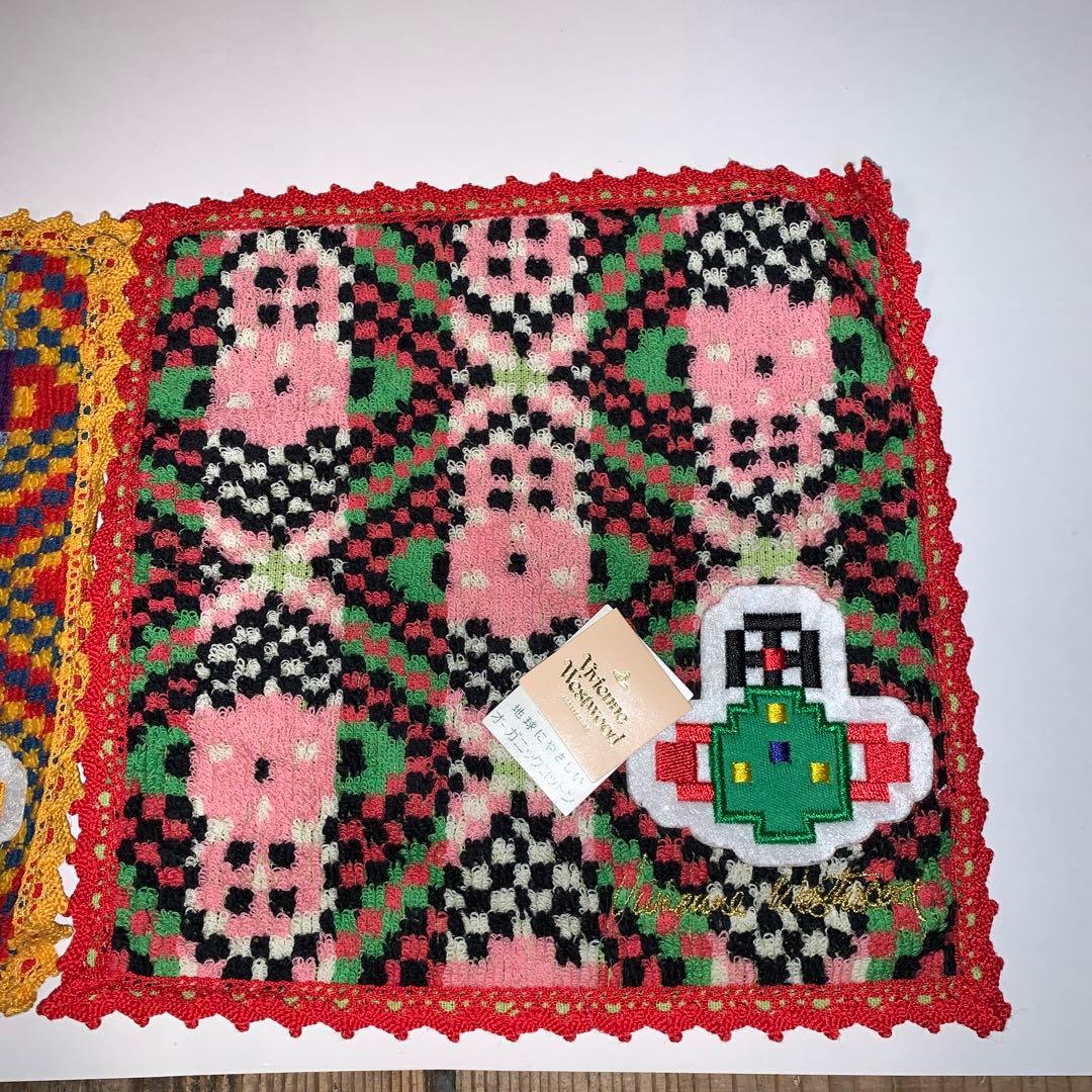 GUM！保管品！ヴィヴィアンウエストウッド タオルハンカチ5枚セット