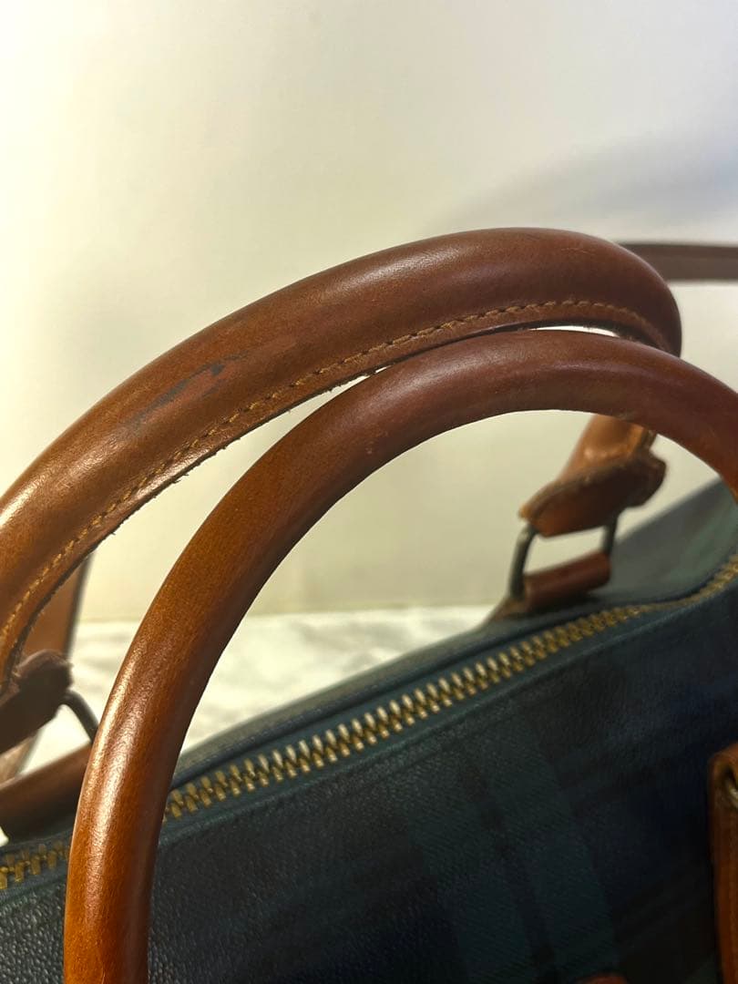 POLO ポロ ラルフローレン ボストンバッグ 2way チェック カデナ/キー