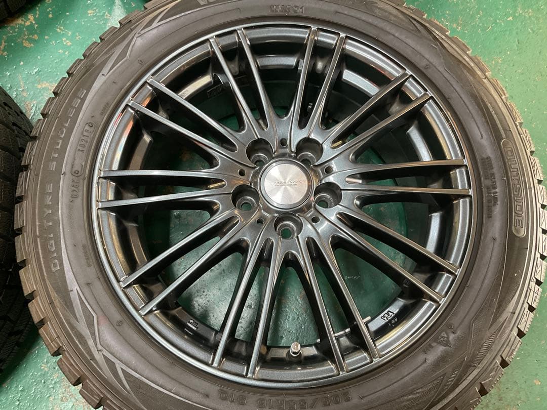 【送料無料】86・カローラスポーツ等　205/55R16 中古4本セット