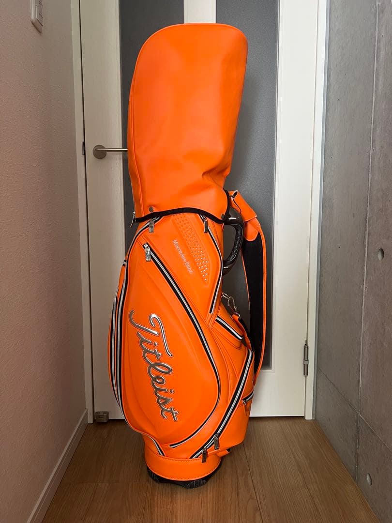 SUKE 　Titleist オレンジ キャディバッグ メルセデス・ベンツ