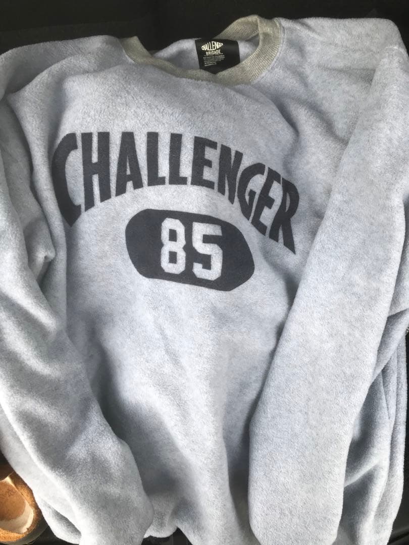 CHALLENGER　23AW ロゴ スウェット グレー