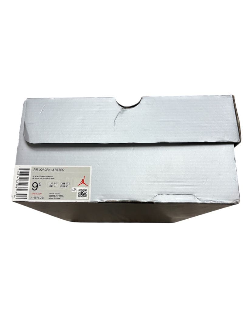 シューズ(男性用) NIKE AIR JORDAN 13 \"BLACK/GYM RED\"