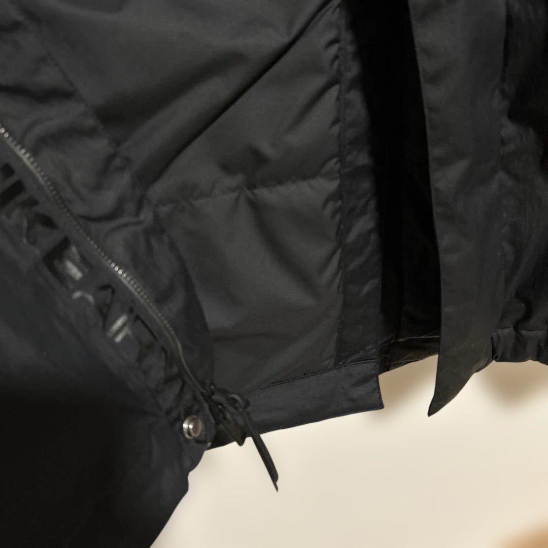 【ナイキエアマックス×鹿島アントラーズ】中綿ベンチコート　ブラック　ナイロン　Ｌ