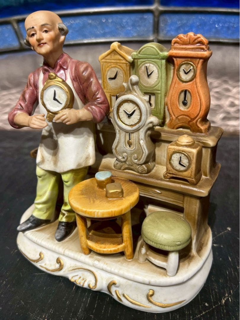 フィギュリン 陶器製 置物 インテリア ビンテージ アンティーク 5点セット