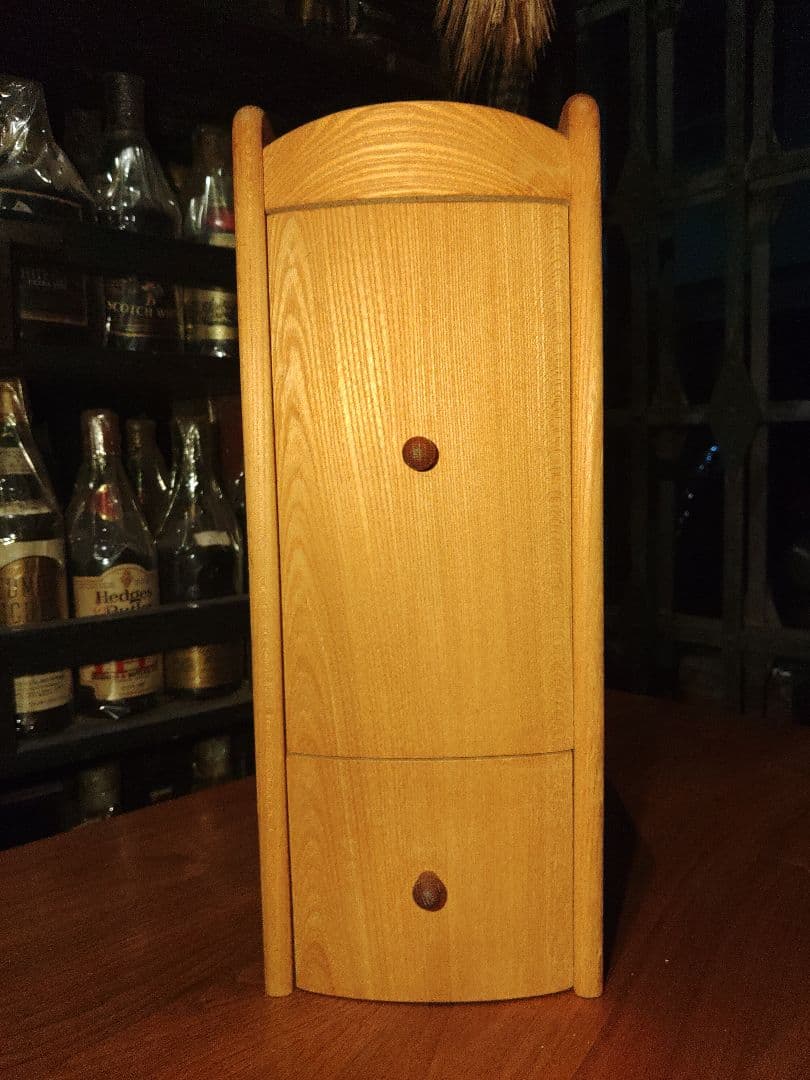 北欧　無垢　オーク　ラウンド　アーチ　サイドラック　ウォールナット　棚　ラック