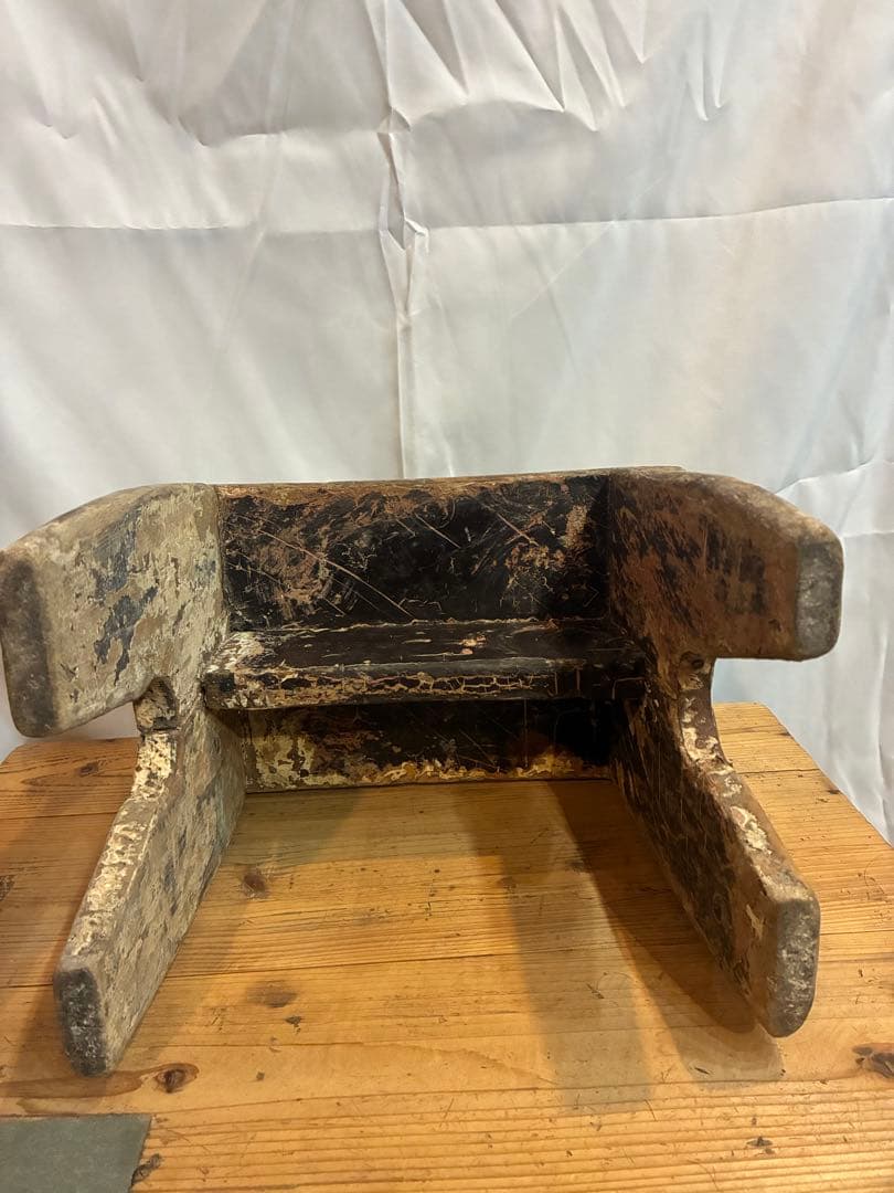 フランス　アンティーク　スツール　ステップ　チェア