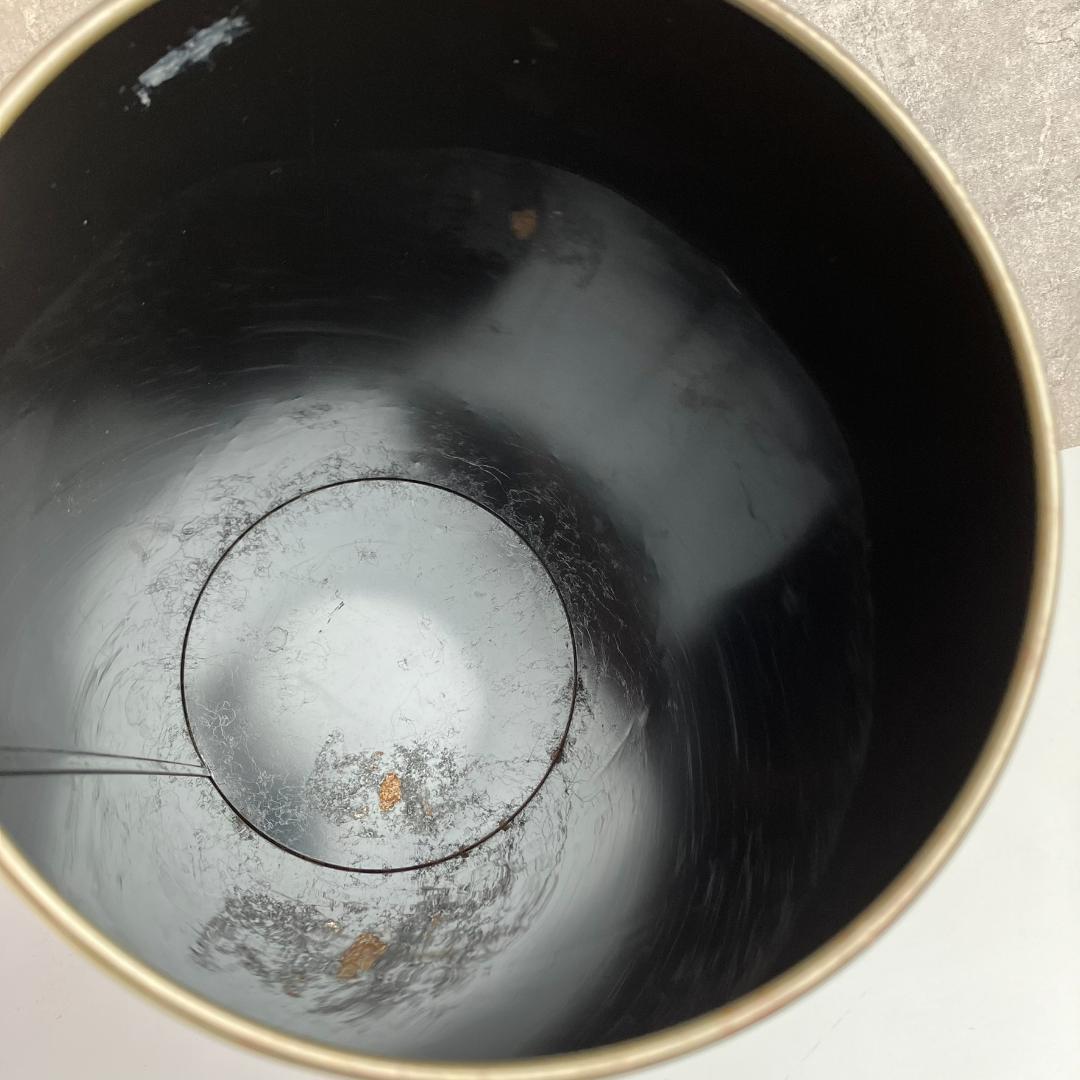 アンティーク　ミュシャ　サロンデサン　ゴミ箱　缶　昭和レトロ　傘立て　アイアン