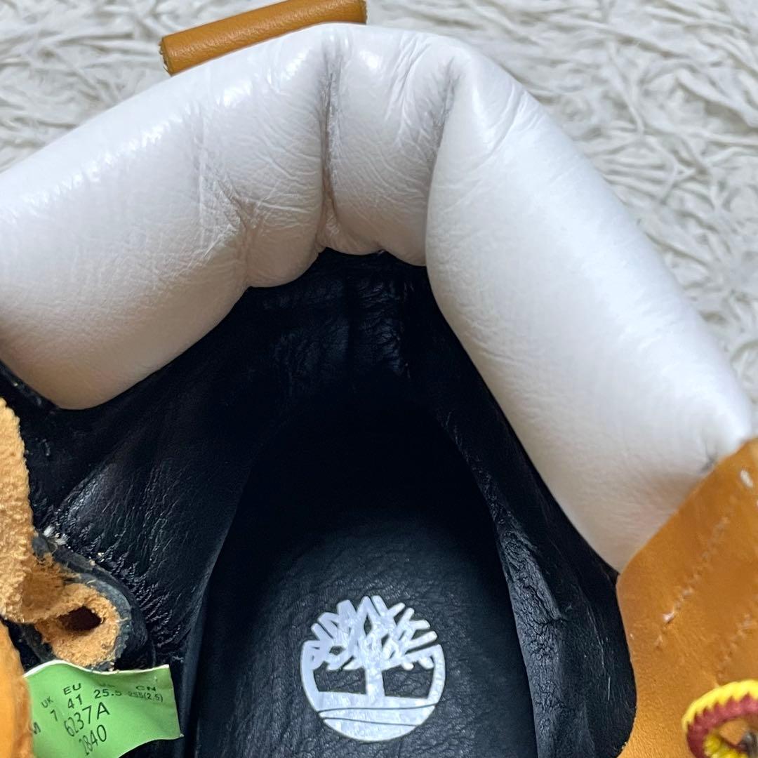 【美品】Timberland x STUSSY レザー6インチジップブーツ