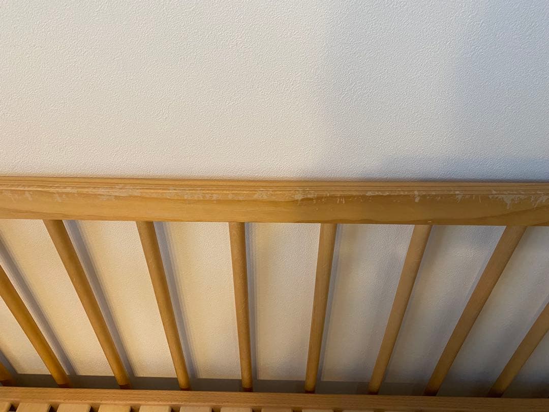 【年内限定出品】ファルスカ　ベビーベッド　ベッドサイド　キャスター付き