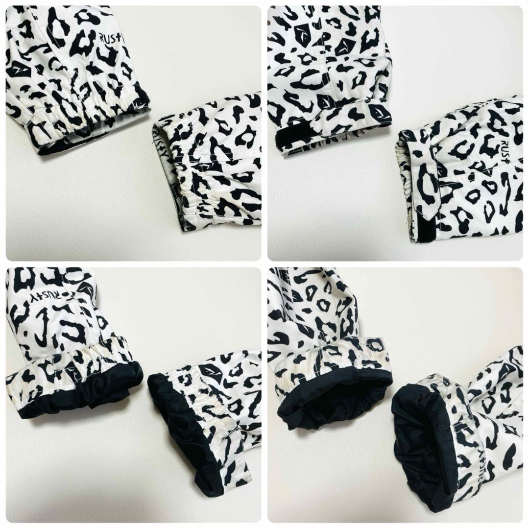 6727 ラスティー　上下セット　ジャケット　ヒョウ柄　カーゴパンツ　スノボ