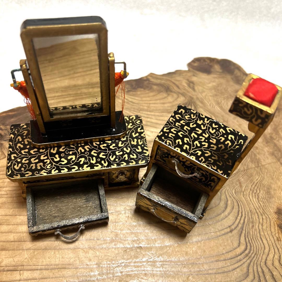 アンティーク　昭和レトロ　木製雛道具　木製雛人形道具　雛飾り　雛祭り　桃の節句