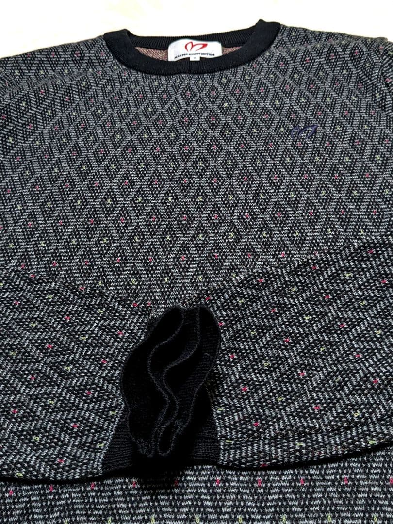 極美品✨MASTER BUNNY メンズウェア　ニットブルゾン サイズ５