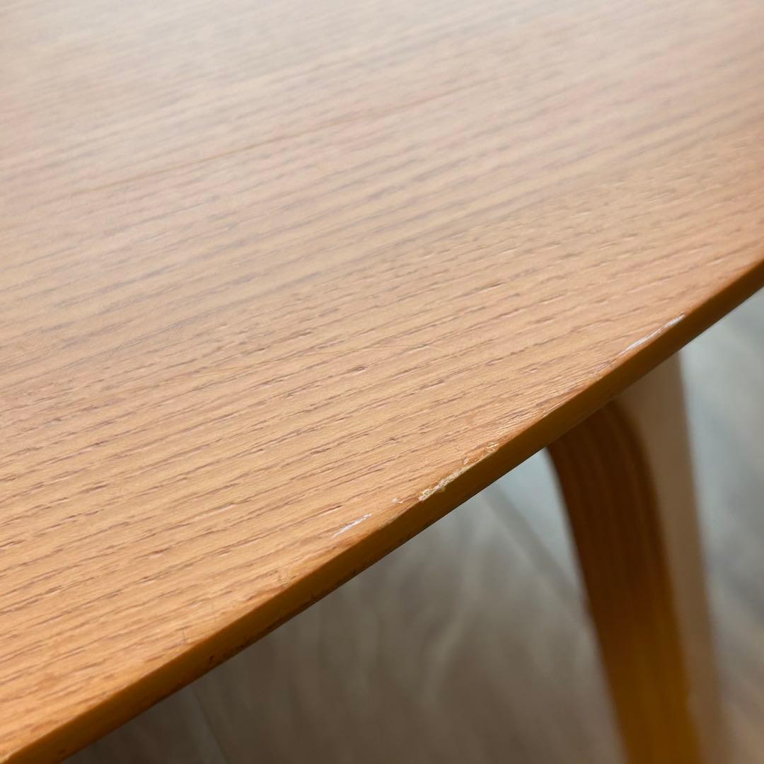 無印良品 テーブル 楕円形こたつ本体 タモ材曲木脚 ＭＪ‐ＫＤＦ１３４０Ｂ