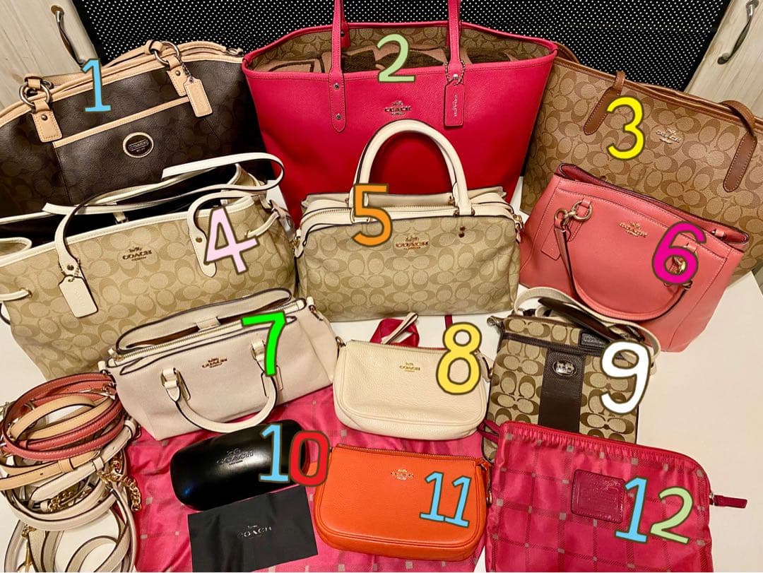 coachバッグ、ポーチ等　まとめ売り！12点