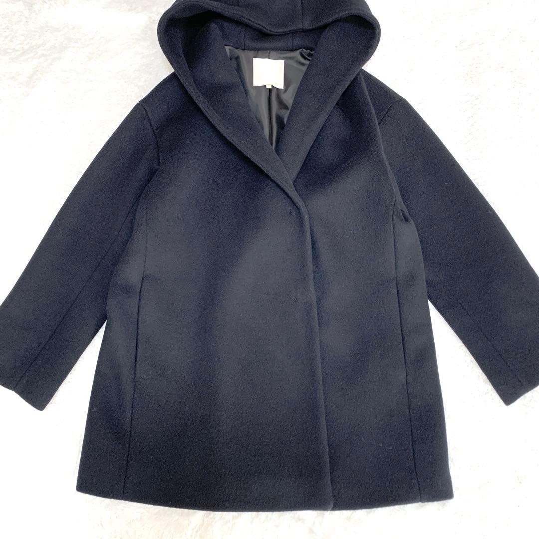 【美品】自由区 VICTORIA BEAVER フーデッドコート 42