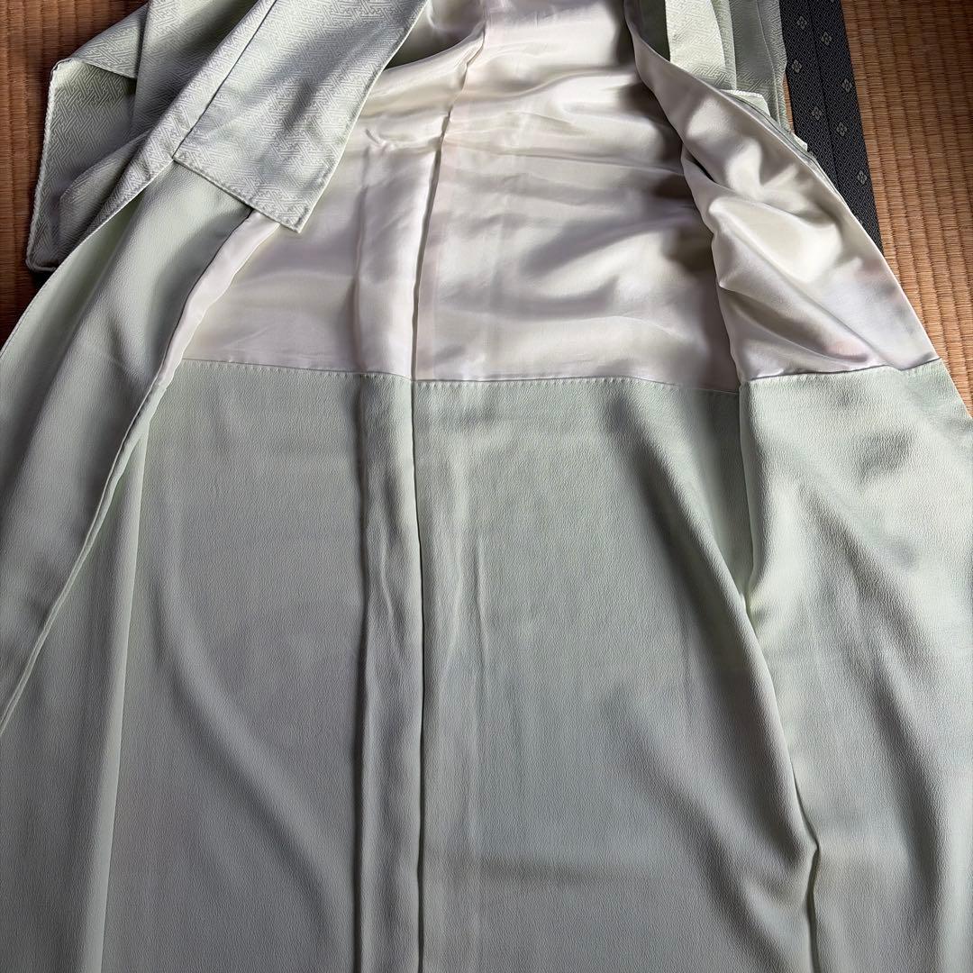 値下げ中　未使用　松井青々　若草色の訪問着