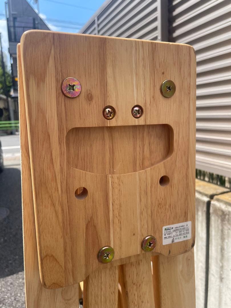 【引取限定】中居木工　折りたたみ式スノコベッド　シングル　ヒノキ　葛飾区