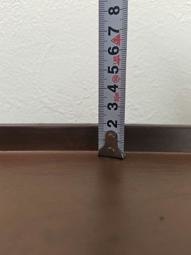 ブラウン長方形陶器製中型盆栽鉢　約31cm x 23cm×3cm 落款あり