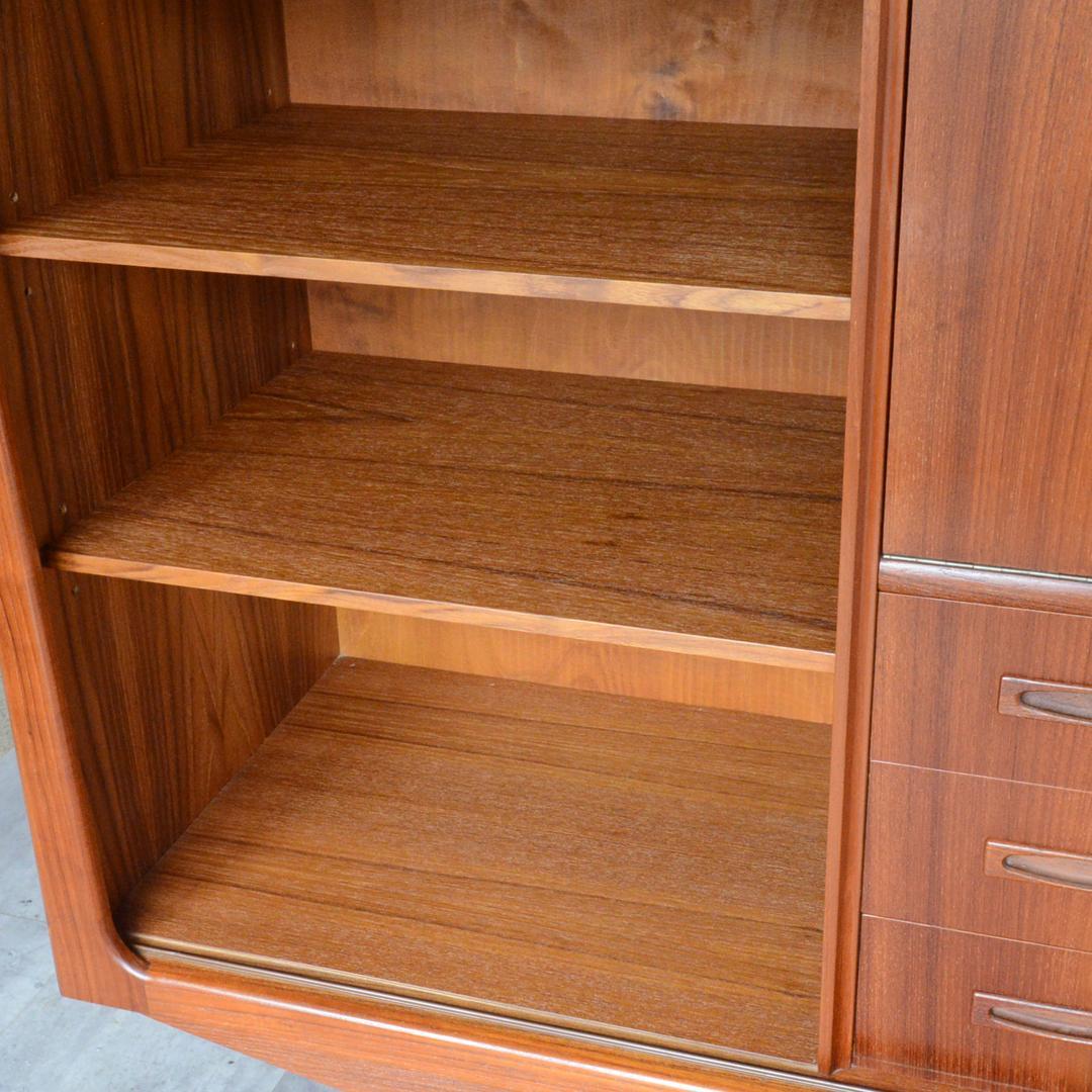 デンマーク 北欧ヴィンテージ チーク ローズウッド サイドボード キャビネット