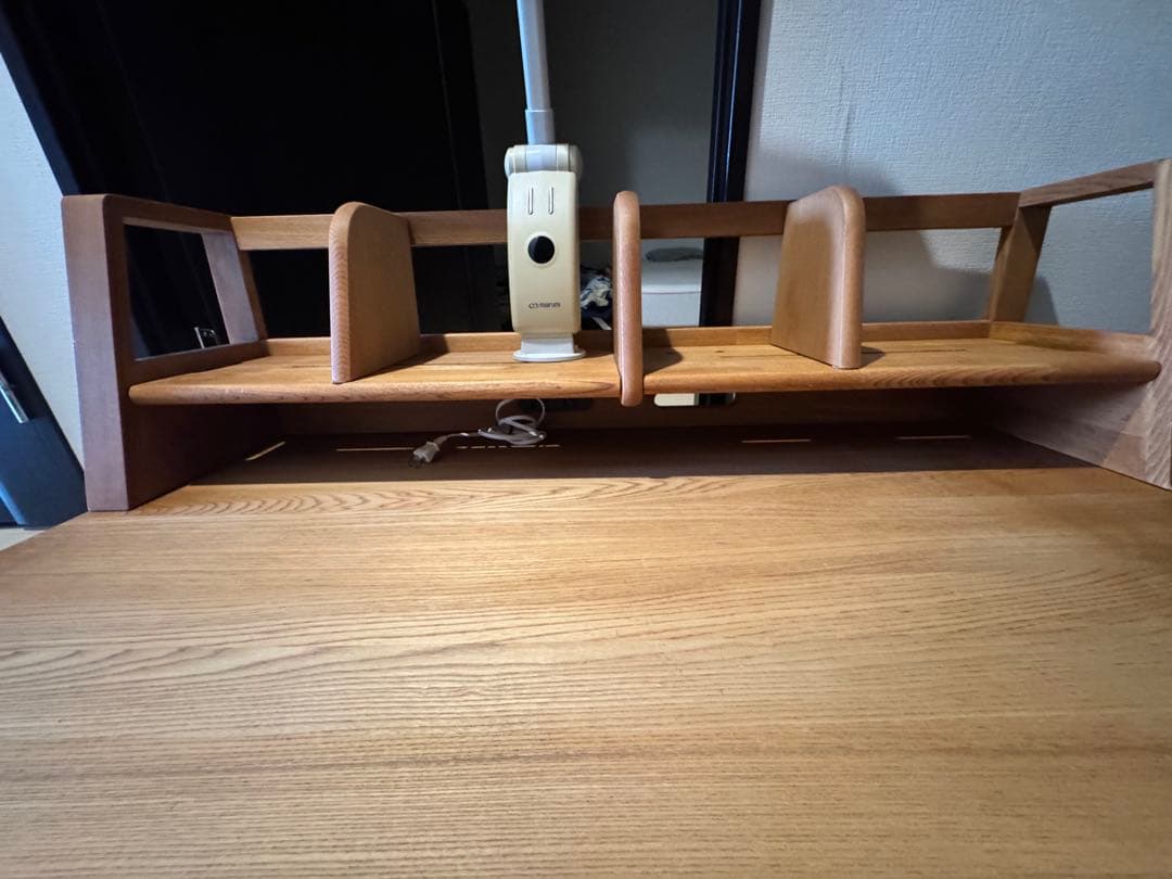 【週末限定値下】マルニ木工　天然木　学習机　デスク　①机本体　宮城発