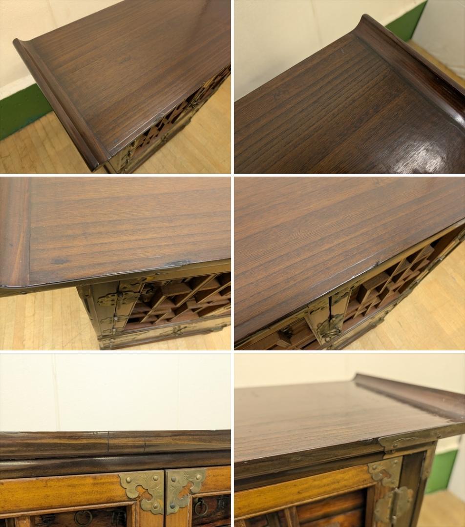 李朝家具　薬箪笥　箪笥　薬棚　ヤクジャン　キャビネット　引出し　小物　朝鮮　韓国