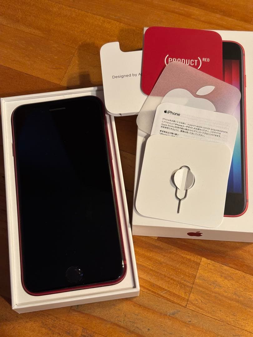 ジャンク品　iPhone SE 第3世代 128GB (PRODUCT)RED
