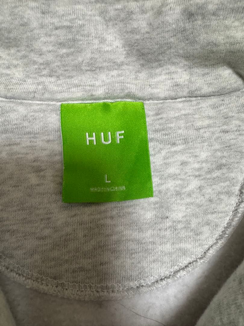 トップス HUF REGIONAL HALF ZIP FLEECE