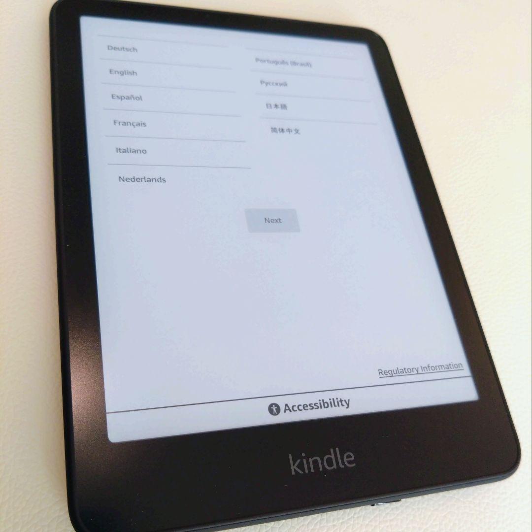 Kindle Paperwhite 第12世代 16GB ほぼ未使用純正カバー付