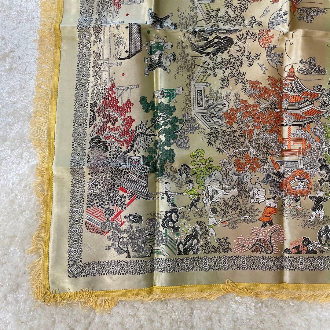 中国風デザイン テーブルクロス 96×135cm
