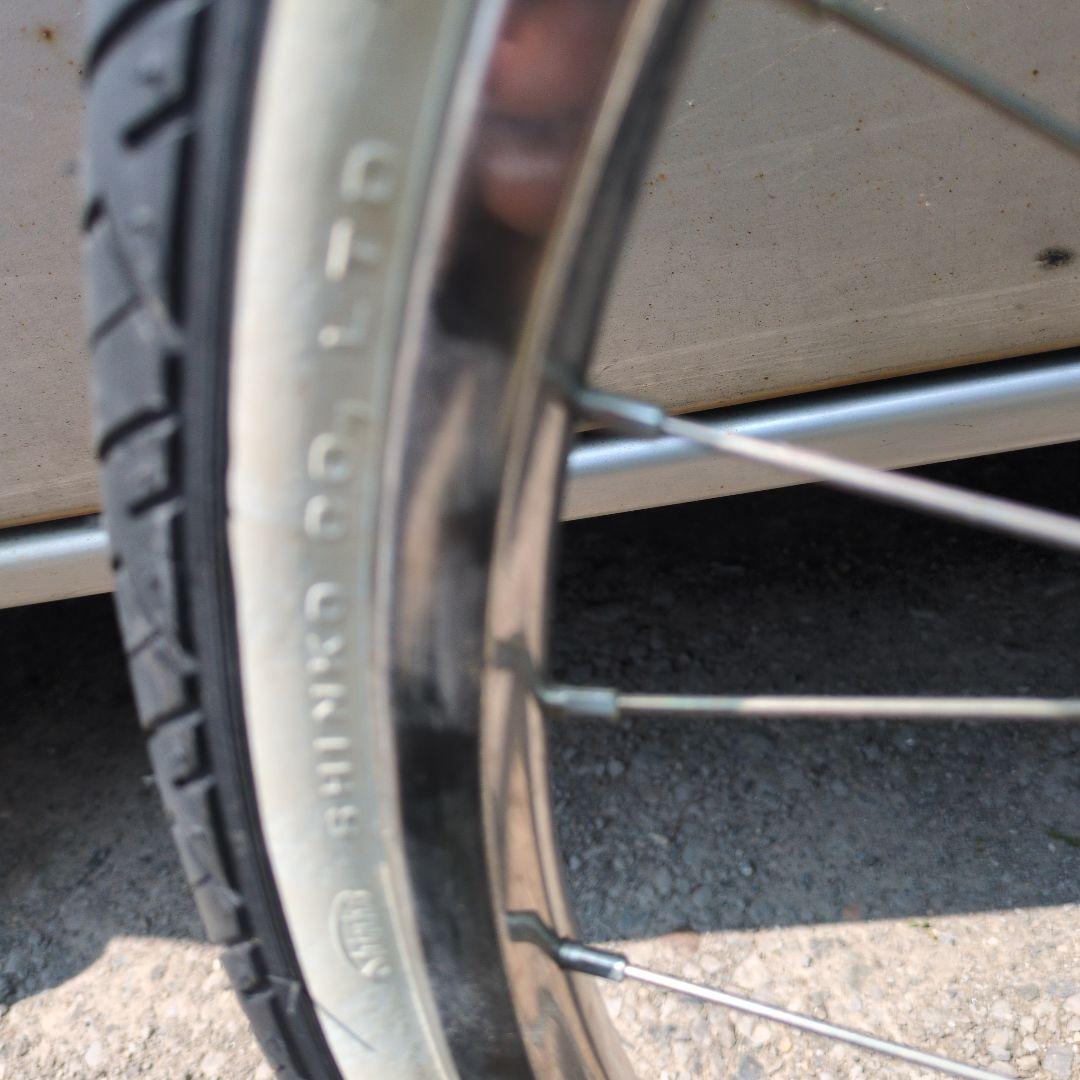 【値下げ】MIYATA 一輪車 フラミンゴ　青　ミヤタ　ブルーカラー　24インチ