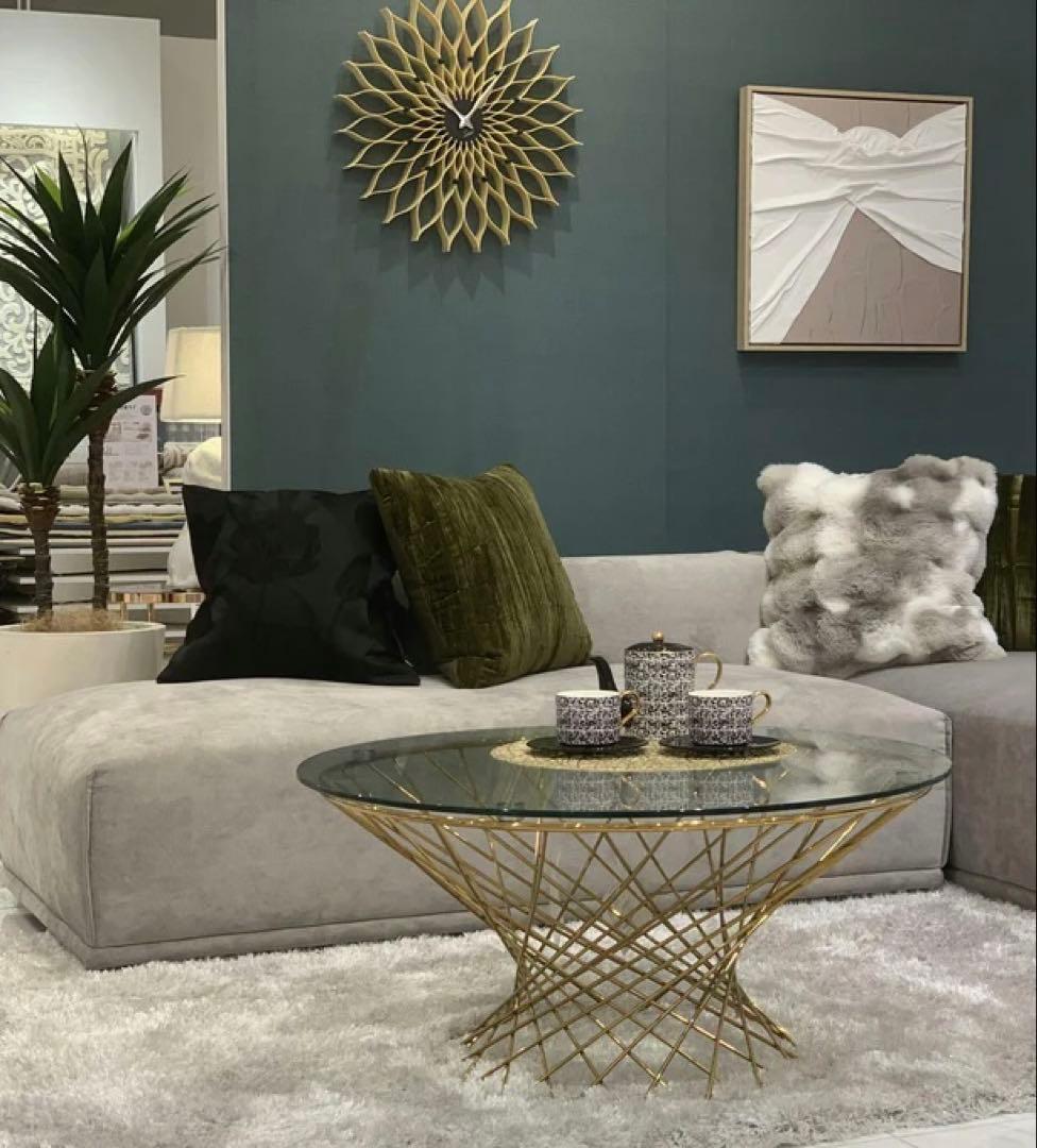 【美品】Francfranc フラワー 壁掛け時計 おしゃれ お花